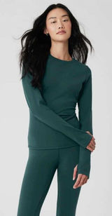 Alo Airbrush Winter Warm Nocturne Long‎ Sleeve Size S Photo 0