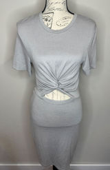 Wilfred Free Katz Dress Aritzia Gray Sz M Photo 0
