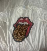 Boutique Graphic Tee White Size L Photo 0