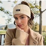 GRANK‎ Elegant Fashionable Winter Cream Headband Ear Warmers Outdoor Activities Photo 0