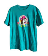Buc-ee's Enjoy Every Moment T-Shirt Teal Floral Retro Graphic Tee Vibe Sz M NEW Photo 0