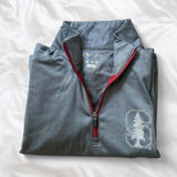 Stanford Champion Gray Quarter Zip Pullover Size Small Photo 0