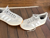 Title: adidas Women’s Run 70s 2.0 Sneakers Size 11 Light Gray Athletic Shoes Photo 0