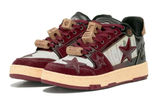 Red Wine Star Unisex Burgundy Red Fashion Skate Sneakers Men 5.5. Women 7 Photo 0