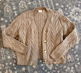 Beige sweater cardigan Photo 0