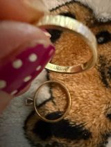 14k gold old wedding set Size 6 Photo 0