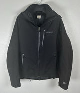 Patagonia Powder Bowl Insulated Ski Jacket Womens Size Small Black H2NO Hooded Photo 0