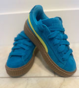 Fenty Puma By Rihanna Womens Fenty X Creeper Phatty Lace Up Sneakers Shoes Casual - Blue Photo 0