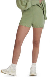 NWT‎ CHARLIE HOLIDAY Blanche High-Rise Organic Cotton Knit Shorts in Sage, Small Photo 0