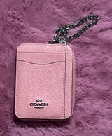 Coach pink card case wallet Photo 0
