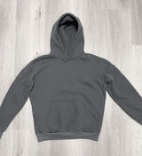 Comfrt Steel Grey Essentials Unisex Zip Kangaroo Pockets Hoodie Sweatshirt Large Photo 0