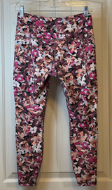 Athleta‎ Transcend Stash Tight Floral Camo High Rise Leggings L Workout Running Photo 0