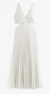 Abercrombie Giselle Pleated Cutout Maxi Dress Photo 0