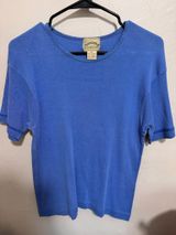 Cotton tshirt Blue Size M Photo 0