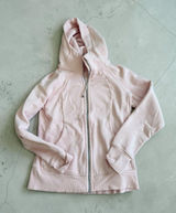 LULULEMON Pink Crop Hooded Zip Sweatshirt Size 8 Photo 0