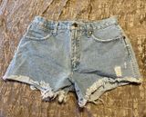 Wrangler Denim Shorts Cut-Off High-Waisted Photo 0