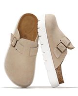 Project Cloud Platform Clogs Tan Size 6.5 Photo 0