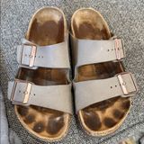 Birkenstock Arizona Brown Sandals Size 38 US 7.5 GUC Photo 0