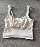 Hollister White holister cropped tank top Photo 0