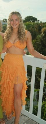 Runaway The Label Orange Melina Set Photo 0