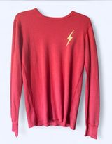 Aviator Nation Crewneck Lightning Bolt Photo 0