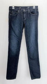 AG Adriano Goldschmied The Stilt Cigarette Leg Jeans Dark Wash Indigo 27 Photo 0