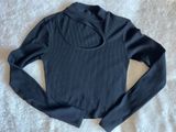 Full Tilt Long Sleeve Cut-Out Top Photo 0