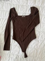Aritzia Brown Bodysuit Babaton Photo 0