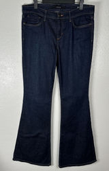 JOES Jeans Womens Size 29 Blue Petite Flare The Provocateur Denim Dark Wash Photo 0