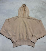 Aerie Embroidered bow Logo Beige Hooded Sweatshirt small Photo 0