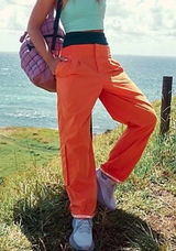 FP Movement Free People Mesmerize Me Cargo Pants Orange Womens‎ L Baggy Jogger Photo 0