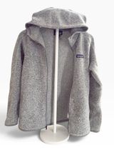 Patagonia Better Sweater Full-Zip Hoody Jacket - M - Birch White/Grey Photo 0