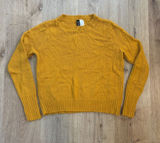 H&M Divided Mustard Yellow Crewneck Sweater Photo 0