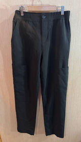 Women’s Sanctuary Black Cargo Pants with Elastic Waist Size Small Photo 0
