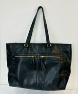 Classic Black Tassel Tote Bag - Unbranded Photo 0