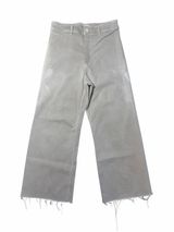 Zara Stone Washed The Marine High Rise Wide Leg Jeans Womans 10 Photo 0