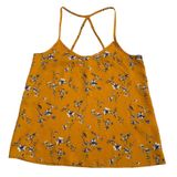 Hollister Women's Strappy Floral Tank Top - Golden XS - EUC‎ Photo 0