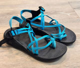 Chaco ZX/2 Classic Sport Sandals‎ Double Strap Toe Womens Size 11 Blue Black Photo 0