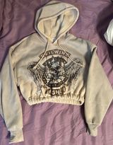 Cropped Hoodie Tan Photo 0