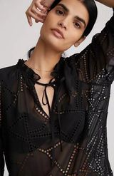 Anthropologie Caballero Lace Blouse Size S NWOT Photo 0