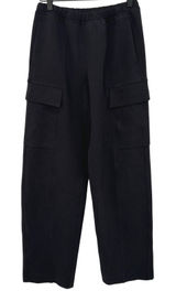 Lululemon Scuba Wide Leg Cargo Pant Black Size 4 Athleisure Minimalist Travel Photo 0