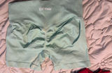 Mint Green Dfyne Biker Shorts  Photo 0