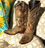 Golden Guns Studded Rhinestones Western 5664 Cowboy Boots 8 Photo 0