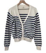 Pact Organic Cotton Earthcore Gritty Boho Granola Girl Striped Cardigan Sweater Photo 0