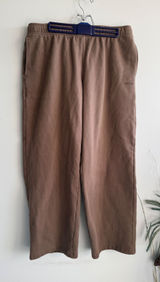 Aritzia Tna Sweatfleece Mega Fit Brown Wide Leg Sweatpants Womens Large 116292‎ Photo 0