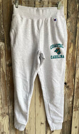 Champion Coastal Carolina light grey sweatpants South Carolina collegiate S Photo 0