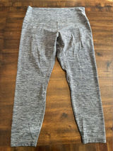 Lululemon Align Leggings Size 12 Pant 25" Heathered Gray Photo 0