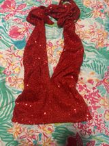 red glitter sequin top Size XS Photo 0