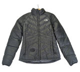 The North Face 550 Fill Down Puffer Jacket Black Womens Size Small Winter Hip Photo 0