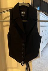 ZARA Crop Top Black Photo 0